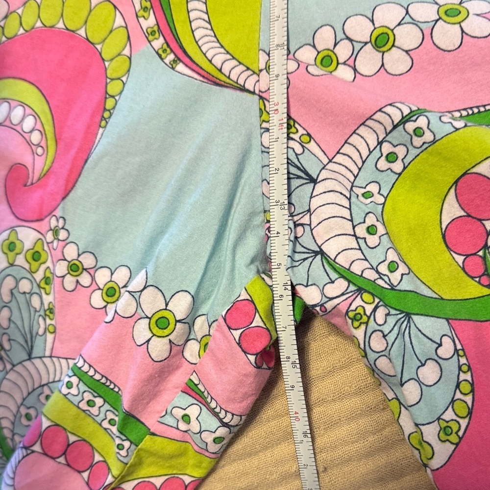 Cute Paisley Print Lightweight Pants Sz L perfect for spring summer beach trips - Picture 9 of 10